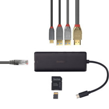 LINDY DST-Mini, USB Type C 4K laptop mini docking station LINDY DST-Mini, USB Type C 4K laptop mini docking station