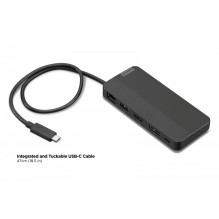 Lenovo USB-C dviejų ekranų kelioninė įkrovimo stotelė / replikatorius Lenovo USB-C dviejų ekranų kelioninė įkrovimo stotelė / replikatorius