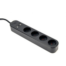 gembird smart home power strip with 4 sockets and USB charging Black gembird smart home power strip with 4 sockets and USB charging Black
