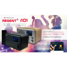 Radio Ferguson Radio internetowe Regent i101 jasne drewno Radio Ferguson Radio internetowe Regent i101 jasne drewno