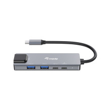 Pāreja USB-C uz RJ45 / 2xUSB-A / USB-C / PD 0.25m Alu. Pāreja USB-C uz RJ45 / 2xUSB-A / USB-C / PD 0.25m Alu.
