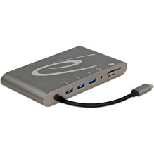Stacija / replikators Delock 4K dokstacija USB-C (87297)