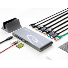 Stacija / replikators Delock Triple 4K dokstacija USB-C (87772) Stacija / replikators Delock Triple 4K dokstacija USB-C (87772)