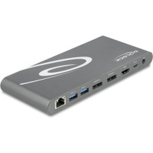 Stacija / replikators Delock Triple 4K dokstacija USB-C (87772) Stacija / replikators Delock Triple 4K dokstacija USB-C (87772)