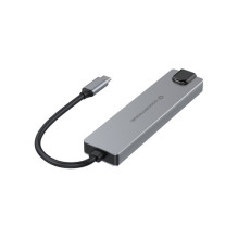 CONCEPTRONIC 6-1 prijungimo stotelė USB-C- HDMI / 2xUSB-A / USB-C / + 25cm si CONCEPTRONIC 6-1 prijungimo stotelė USB-C- HDMI / 2xUSB-A / USB-C / + 25cm si