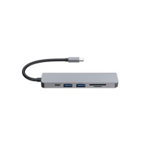 CONCEPTRONIC 6-1 įkrovimo stotelė USB-C- HDMI / 2xUSB-A / SD / TF / + 15cm gr CONCEPTRONIC 6-1 įkrovimo stotelė USB-C- HDMI / 2xUSB-A / SD / TF / + 15cm gr