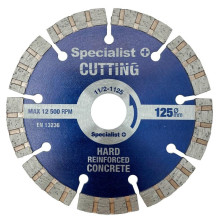 Deimantinis diskas Specialist+ Premium, 125mm x 22mm x 10mm