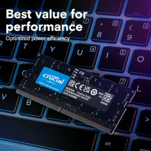 Nešiojamojo kompiuterio atmintis Crucial SODIMM, DDR5, 32 GB, 5600 MHz, CL46 (CT32G56C46S5)