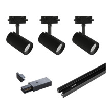 Šviestuvų bėginė sistema DPM X-LINE, 60 W, 3xGU10 Šviestuvų bėginė sistema DPM X-LINE, 60 W, 3xGU10