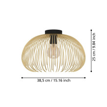 Luminaire ceiling Eglo VENEZUELA, 40 W, E27, 900165 Luminaire ceiling Eglo VENEZUELA, 40 W, E27, 900165