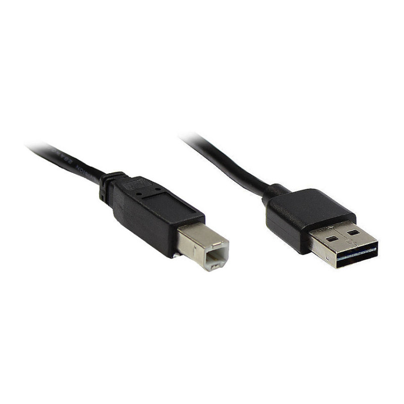 Alcasa USB 2.0 A / B, 3m USB laidas