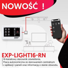 Triton ROPAM valdiklis apšvietimui EXP-LIGHT16-RN Triton ROPAM valdiklis apšvietimui EXP-LIGHT16-RN
