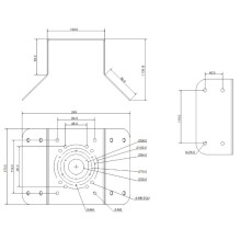Serveru Kabeļi DAHUA CAMERA ACC CORNER MOUNT / BRACKET PFA151