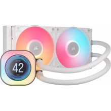 CPU aušinimo sistema iCUE LINK TITAN 240 RX LCD AIO 240mm balta CPU aušinimo sistema iCUE LINK TITAN 240 RX LCD AIO 240mm balta