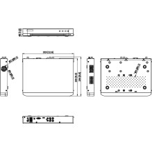 Įrašymo įrenginys 5in1 Hikvision iDS-7204HTHI-M1 / XT / 4A+4 / 1ALM Įrašymo įrenginys 5in1 Hikvision iDS-7204HTHI-M1 / XT / 4A+4 / 1ALM