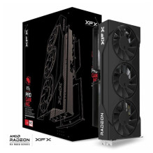 Grafiskā karte XFX Swift Radeon RX 9060 XT OC ar trīskāršu ventilatoru spēļu 16GB GDDR6 (RX-96TS316B7)