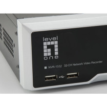LevelOne network video recorder 32 channels / 4xHDD / 12MP LevelOne network video recorder 32 channels / 4xHDD / 12MP