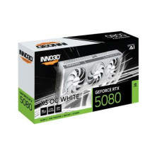 Inno3D GeForce RTX 5080 X3 OC White 16GB GDDR7 DLSS4 video card (N50803-16D7X-17605211) Inno3D GeForce RTX 5080 X3 OC White 16GB GDDR7 DLSS4 video card (N50803-16D7X-17605211)