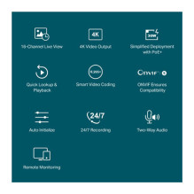 TP-LINK TPLINK NVR VIGI NVR2016H-16MP NVR2016H16MP (VIGI NVR2016H-16MP)