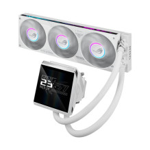 Vandens aušinimo rinkinys Asus ASUS ROG Strix LC IV 360 ARGB LCD White Edition procesoriui 12 cm White