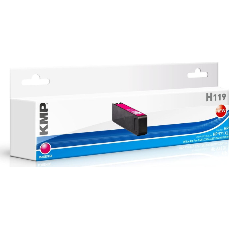Tintes kārtridžs KMP Patrone HP 971XL (CN627AE) saderīgs magenta pigmenta H119 - 1903,4006