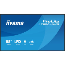 IIYAMA 247.7cm (97.5") LE9864UHS-B1AG 16:9 2xHDMI+USB-C monitor (with delivery) IIYAMA 247.7cm (97.5") LE9864UHS-B1AG 16:9 2xHDMI+USB-C monitor (with delivery)