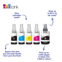 Ink cartridges Epson 664 4 pcs. Black + Color T6646 Ink cartridges Epson 664 4 pcs. Black + Color T6646