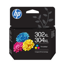 HP 302XL / 304XL Trīskrāsu tinte kasetne HP 302XL / 304XL Trīskrāsu tinte kasetne