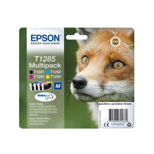 Tintes kārtridži Epson T1285 4 gab. Black + Color T1285 Tintes kārtridži Epson T1285 4 gab. Black + Color T1285
