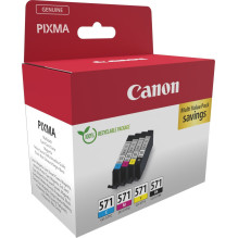 Ink cartridge Canon CANON CLI-571 C / M / Y / BK MULTI BL without SEC Ink cartridge Canon CANON CLI-571 C / M / Y / BK MULTI BL without SEC