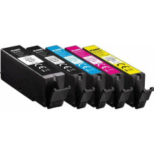 KMP Canon PGI-570 / CLI-571 (0318C004) rašalo kasečių rinkinys perdirbtas KMP Canon PGI-570 / CLI-571 (0318C004) rašalo kasečių rinkinys perdirbtas