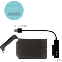 I-TEC Išorinis USB dėklas 2.5IN