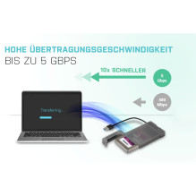 I-TEC Išorinis USB dėklas 2.5IN