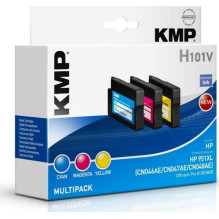Ink set KMP KMP H101V Multipack C / M / Y compatible with HP 951 XL - 1723,4050