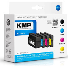 Ink set KMP KMP H166VX Multipack BK / C / M / Y compatible with HP 953 XL