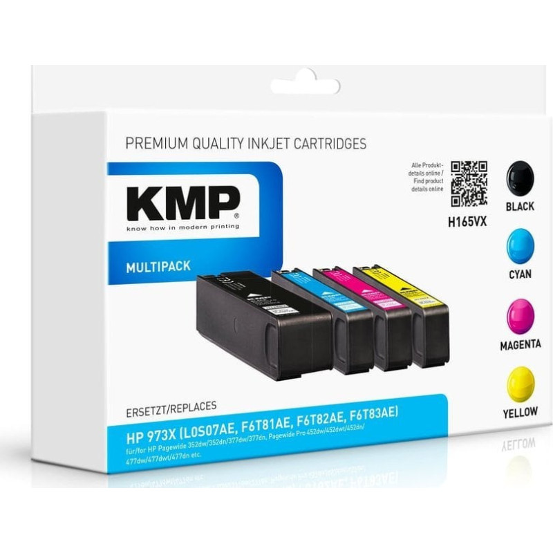 KMP Cartridge HP NR.913X Multip. 7000-10000 pages Hybrid chip, full