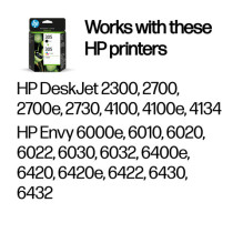 HP 305 rašalo kasečių 2...