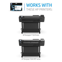 HP Ink Cartridge No.728 Black (3WX25A)