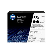 HP 55X 2x Juoda LaserJet dažų kasetė