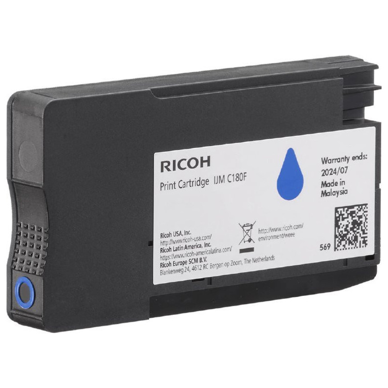 Ink cartridge Ricoh Ricoh Ink 408518 / C180C Cyan