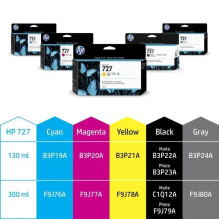 Rašalo kasetė HP geltona HP 727 DesignJet 300 ml - F9J78A Rašalo kasetė HP geltona HP 727 DesignJet 300 ml - F9J78A