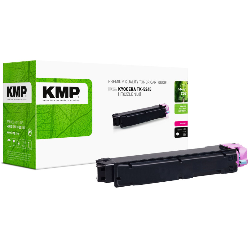 Toner KMP Printtechnik AG KMP Toner Kyocera TK-5345M (1T02ZLBNL0) magenta 9000 pages remanufactured