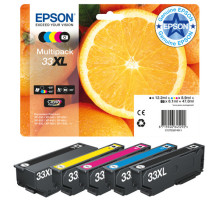 Epson Original Ink Set 33 XL Multipack, CMYK (C13T33574011) Epson Original Ink Set 33 XL Multipack, CMYK (C13T33574011)