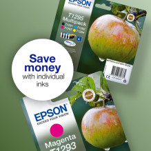 Tinte Epson Epson Tinte Sx425 T1295 CMYK 11,2 ml + 3x7 ml Tinte Epson Epson Tinte Sx425 T1295 CMYK 11,2 ml + 3x7 ml