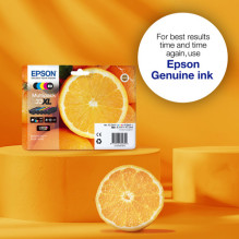 Tintes komplekts Epson oriģinālais 33 Multipack, CMYK (C13T33374011) Tintes komplekts Epson oriģinālais 33 Multipack, CMYK (C13T33374011)