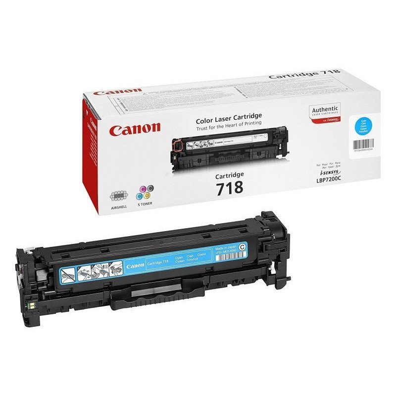 Toner Canon CRG-718 Cyan Original (2661B002)