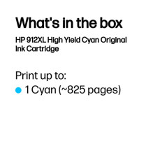 HP 912XL Cyan tinti kasetne...