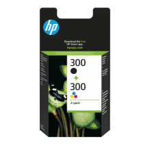 HP 300 Black+Tricolor...