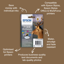 Epson Ink T1301 Black Schwarz (C13T13014012)