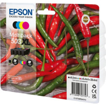 Epson 503XL ink cartridge 4 pcs. Original High (XL) capacity Black, Cyan, Magenta, Yellow Epson 503XL ink cartridge 4 pcs. Original High (XL) capacity Black, Cyan, Magenta, Yellow